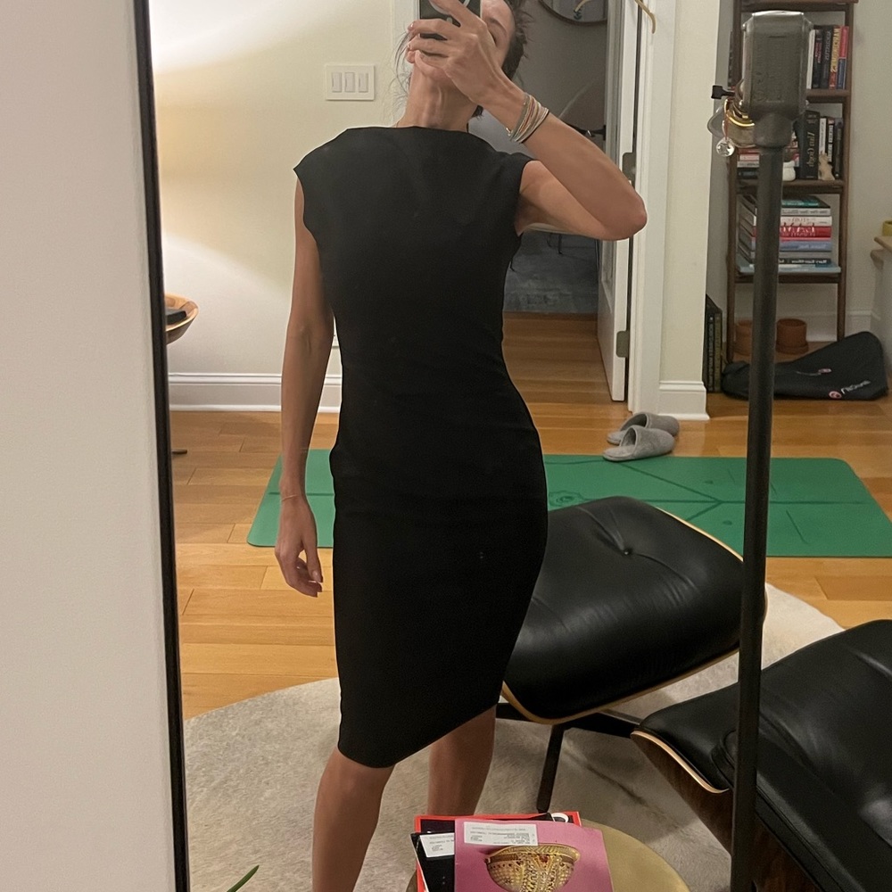 Zara black sheath dress size small